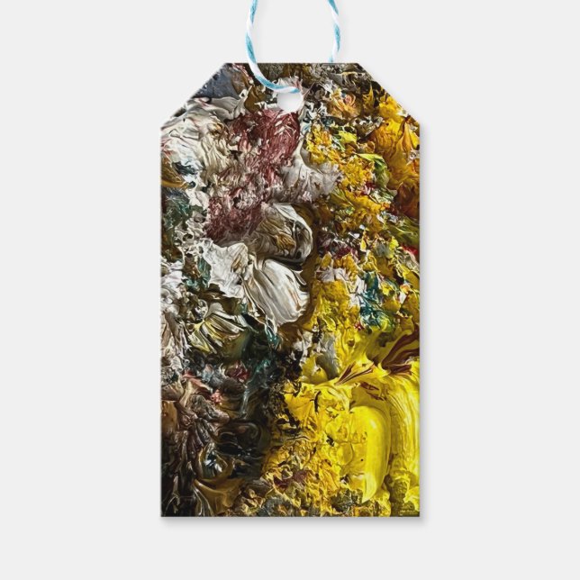 Künstlerpalette #1 geschenkanhänger (Vorderseite)