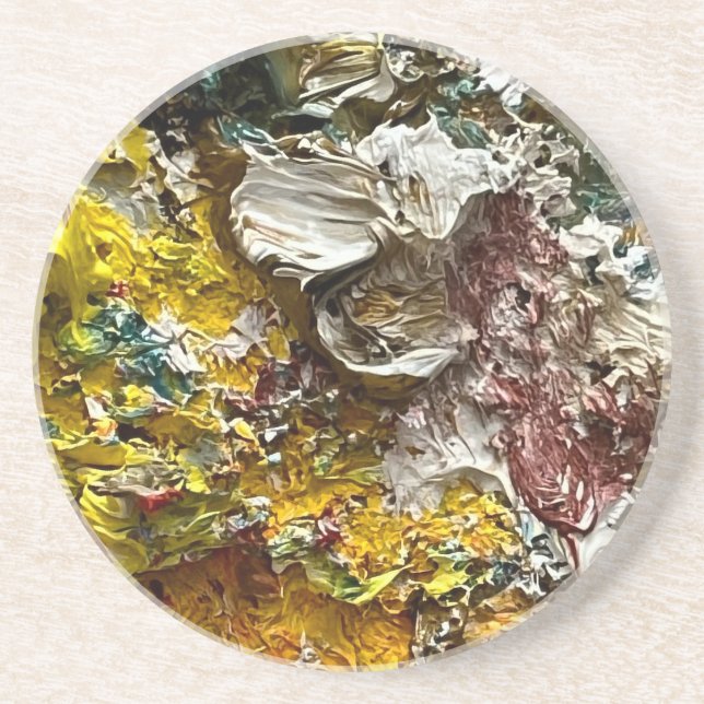 Künstlerpalette #1 getränkeuntersetzer (Vorne)