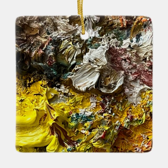 Künstlerpalette #1 keramikornament (Vorderseite)