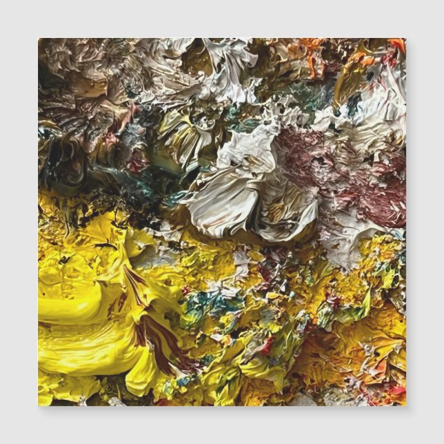 Künstlerpalette #1 magneteinladung (Vorderseite)