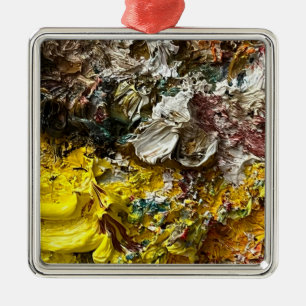 Künstlerpalette #1 ornament aus metall