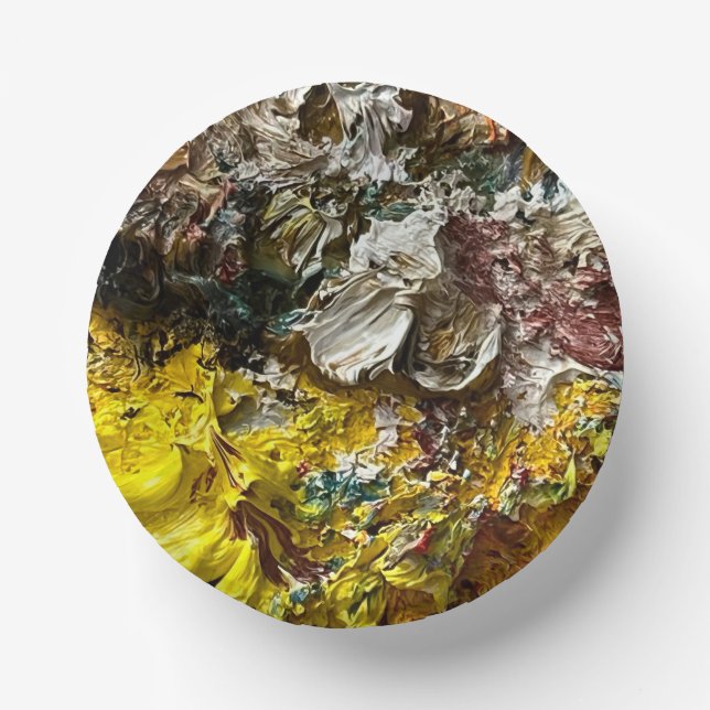 Künstlerpalette #1 pappteller (Vorderseite)