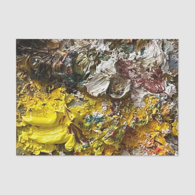 Künstlerpalette #1 seidenpapier (Vorderseite)