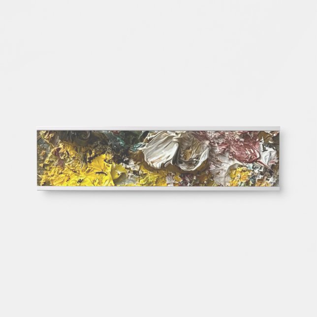 Künstlerpalette #1 türschild (Vorderseite )