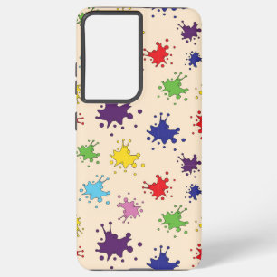 Künstlerpalette Farbspritzer Tintenfleck Handyhüll Samsung Galaxy Hülle