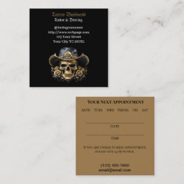 Künstlersalon Tattoo Stellenplan Visitenkarte