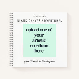 Künstlerskizze hinzufügen notizbuch