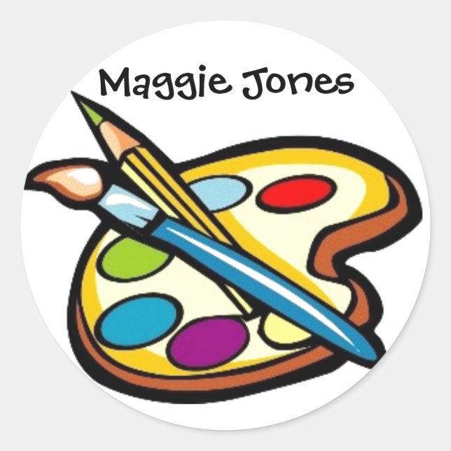 Künstlersticker von SRF Runder Aufkleber (Vorderseite)