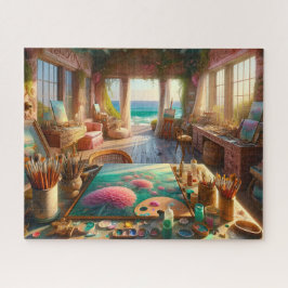 Künstlerstudio am Meer Puzzle
