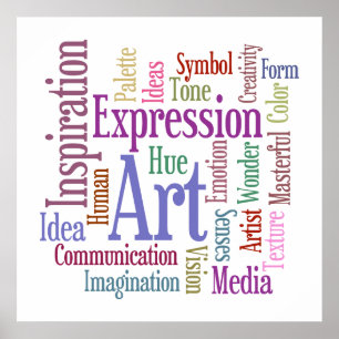 Künstlerstudio Farbenfrohe kreative Inspirationen Poster