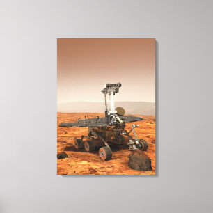 Künstlerwiedergabe des Mars-Vagabunden Leinwanddruck