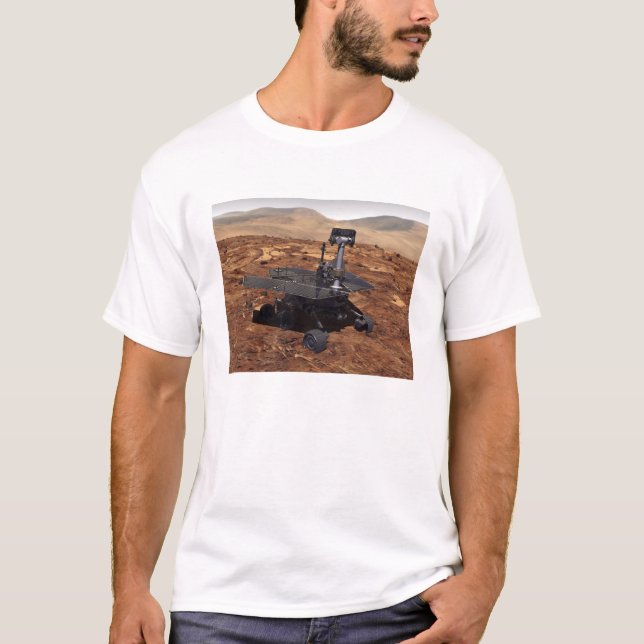Künstlerwiedergabe von Mars Rover 2 T-Shirt (Vorderseite)