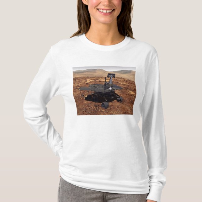 Künstlerwiedergabe von Mars Rover 2 T-Shirt (Vorderseite)
