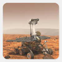 Künstlerwiedergabe von Mars Rover