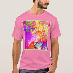 Künstliche Abstrakte Farbexplosionen T-Shirt
