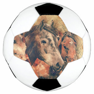 Künstliche Aquarellmalerei Fußball