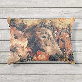 Künstliche Aquarellmalerei Kissen Für Draußen