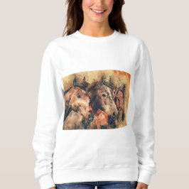 Künstliche Aquarellmalerei Sweatshirt