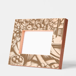 Künstliche Blume durch das Fenster Geätzte Rahmen