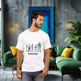 Künstliche Evolution | Futuristisches KI-Robotdesi T-Shirt