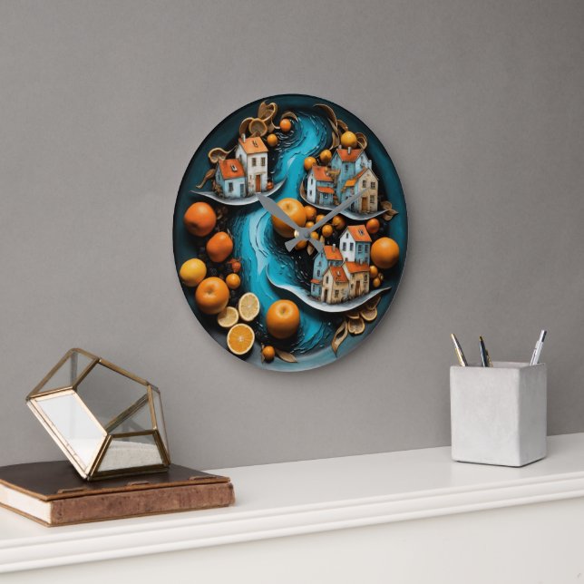 Künstliche Fruchtzeit Große Wanduhr (Büro)