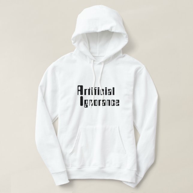 Künstliche Ignoranz Hoodie (Design vorne)