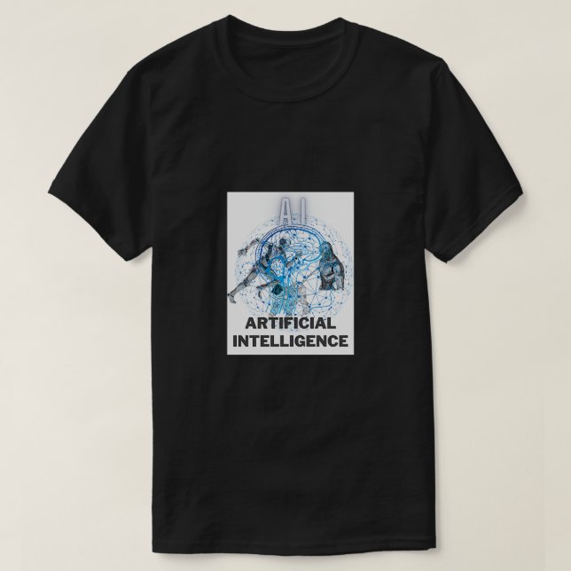 Künstliche Intelligenz 40 T-Shirt (Design vorne)