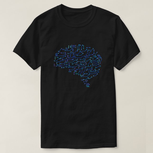 Künstliche Intelligenz AI 2 T-Shirt (Design vorne)