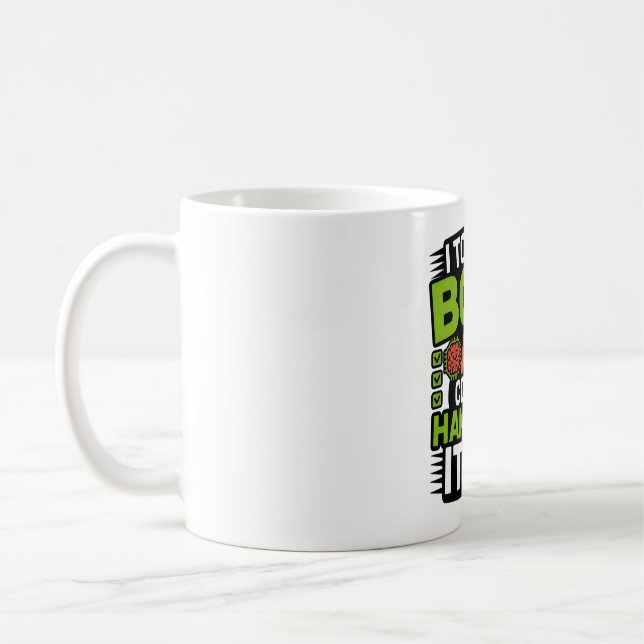 Künstliche Intelligenz Boss AI Funny Design Kaffeetasse (Links)
