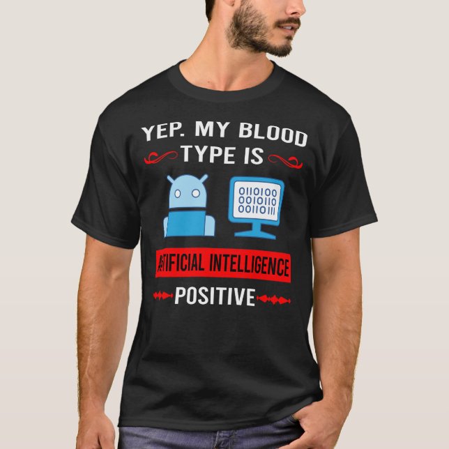 Künstliche Intelligenz eines Blocks T-Shirt (Vorderseite)