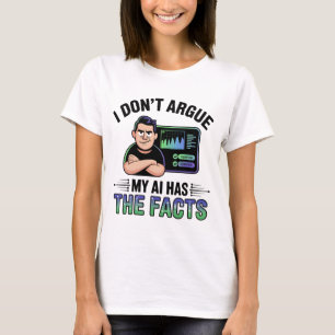 Künstliche Intelligenz Fakten zum Design von Späße T-Shirt