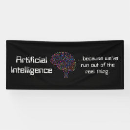 Künstliche Intelligenz gegen wirkliche Dinge Banner