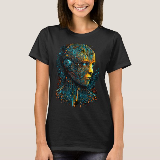 Künstliche Intelligenz Informatik IT Prof. T-Shirt (Vorderseite)