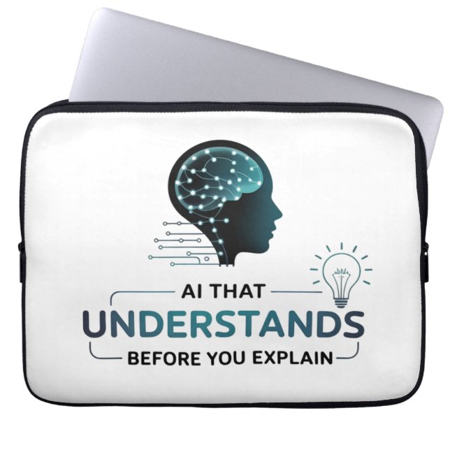 Künstliche Intelligenz Intelligentes Design Laptopschutzhülle (Vorderseite)