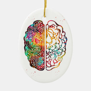 Künstliche Intelligenz Keramik Ornament