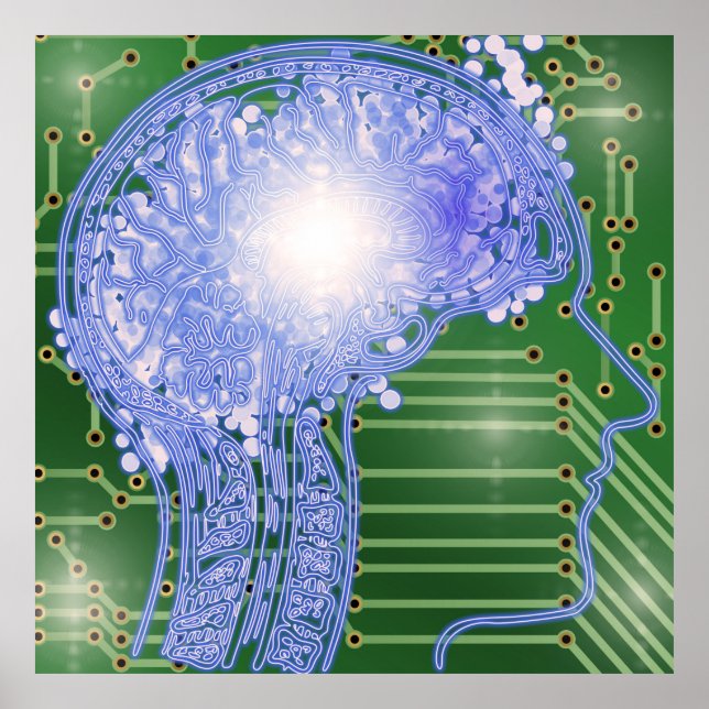 Künstliche Intelligenz Poster (Vorne)