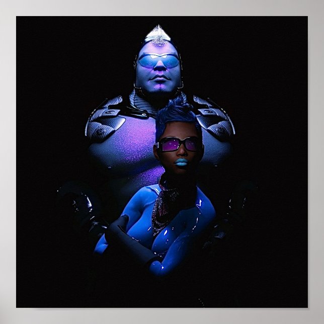 Künstliche Intelligenz Poster (Vorne)