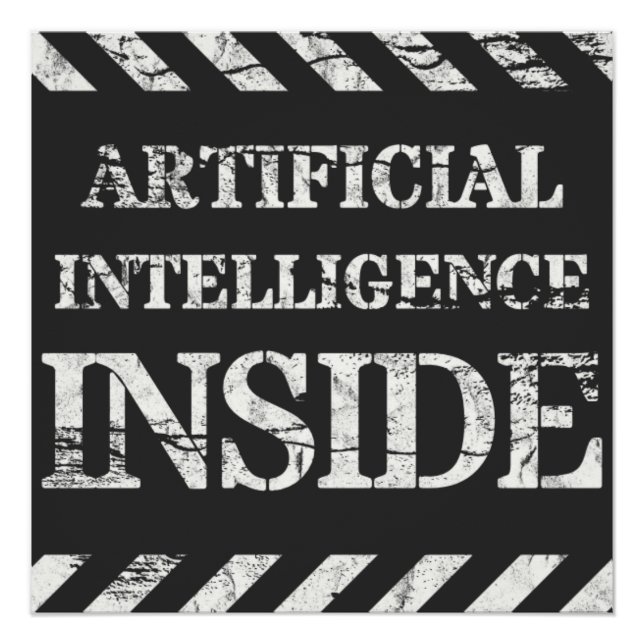 Künstliche Intelligenz Poster (Vorderseite)