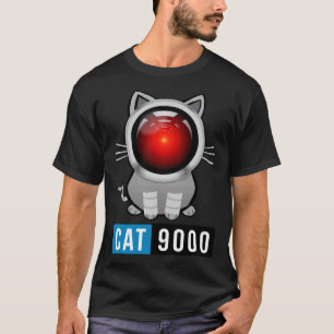 Künstliche Intelligenz Sci-Fi-Katze T-Shirt