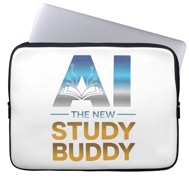 Künstliche Intelligenz Studienbegleiter Design Laptopschutzhülle (Vorderseite)