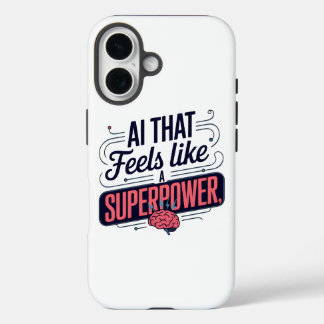 Künstliche Intelligenz Superpower Graphic iPhone 16 Hülle