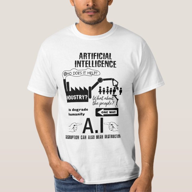 Künstliche Intelligenz T-Shirt (Vorderseite)