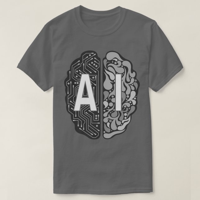Künstliche Intelligenz  T-Shirt (Design vorne)