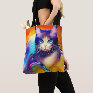 Künstliche Intelligenz Tier Katze sitzend