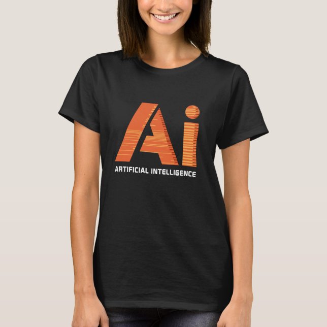 Künstliche Intelligenz und Computerwissenschaft T-Shirt (Vorderseite)