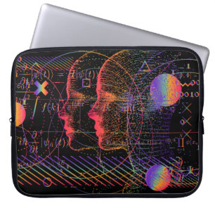 Künstliche Intelligenz und Virtual Reality-Konzept Laptopschutzhülle