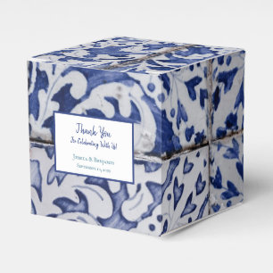 Künstliche portugiesische Tiles Azulejo Floral Geschenkschachtel