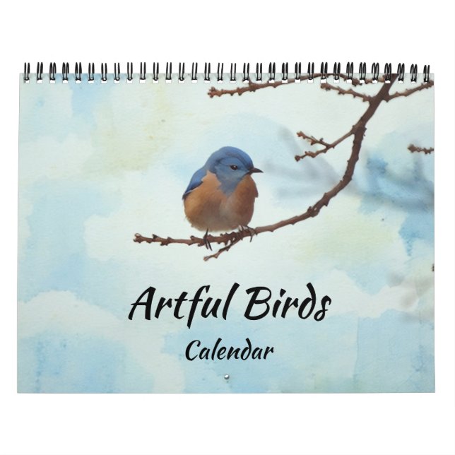 Künstliche Vögel Fotografische Kunst Kalender (Titelbild)