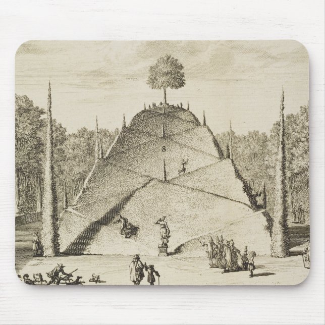 Künstlicher Berg Parnassus, von Johannes V Mousepad (Vorne)