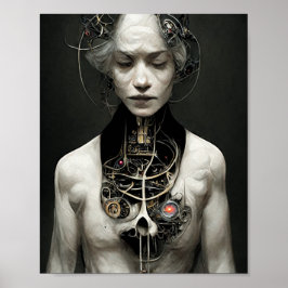 Künstliches Life 3 Science Fiction Art Poster